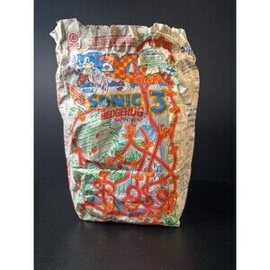 Vintage McDonald’s Sonic the Hedgehog 3 Happy Meal Bag 1993 Sega Genesis